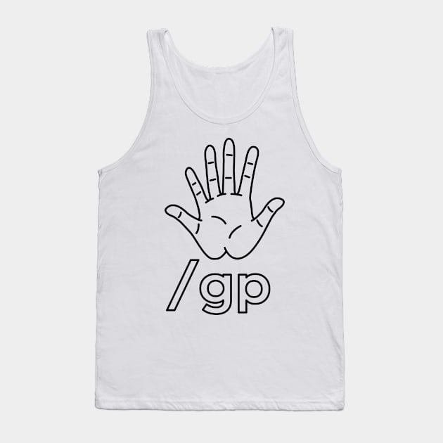 GLENN PRETENND LINE-ART LOGO Tank Top by glennpretennd